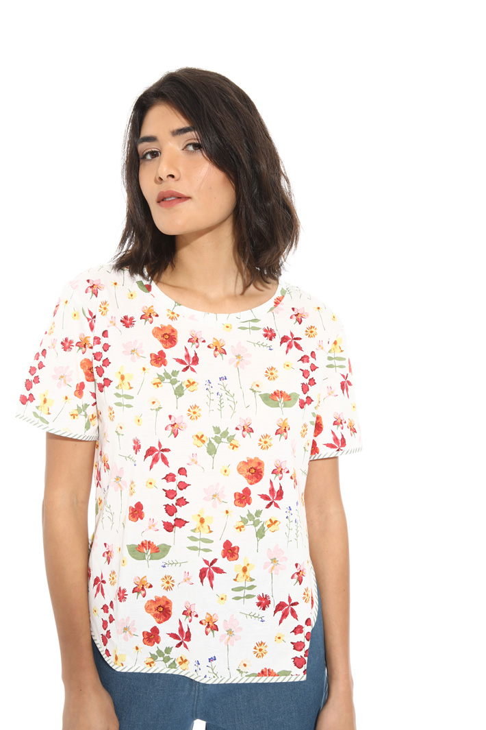Printed cotton T-shirt Intrend Printed cotton T-shirt Intrend