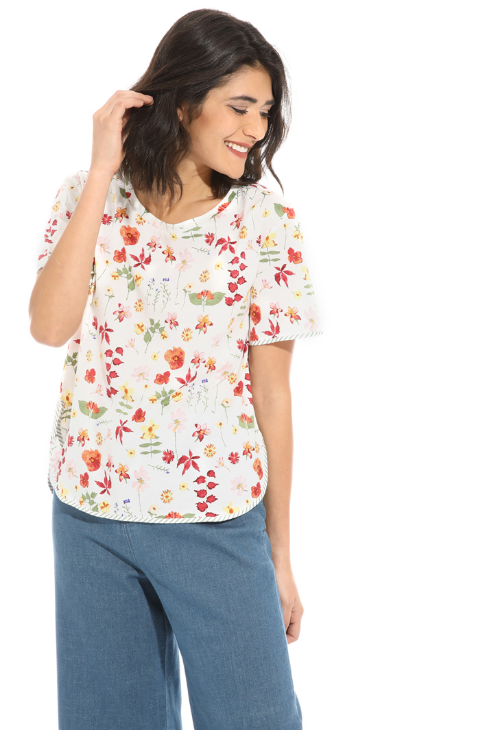 Printed cotton T-shirt Intrend Printed cotton T-shirt Intrend