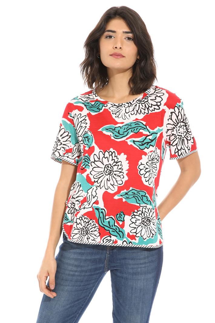 Printed cotton T-shirt Intrend Printed cotton T-shirt Intrend