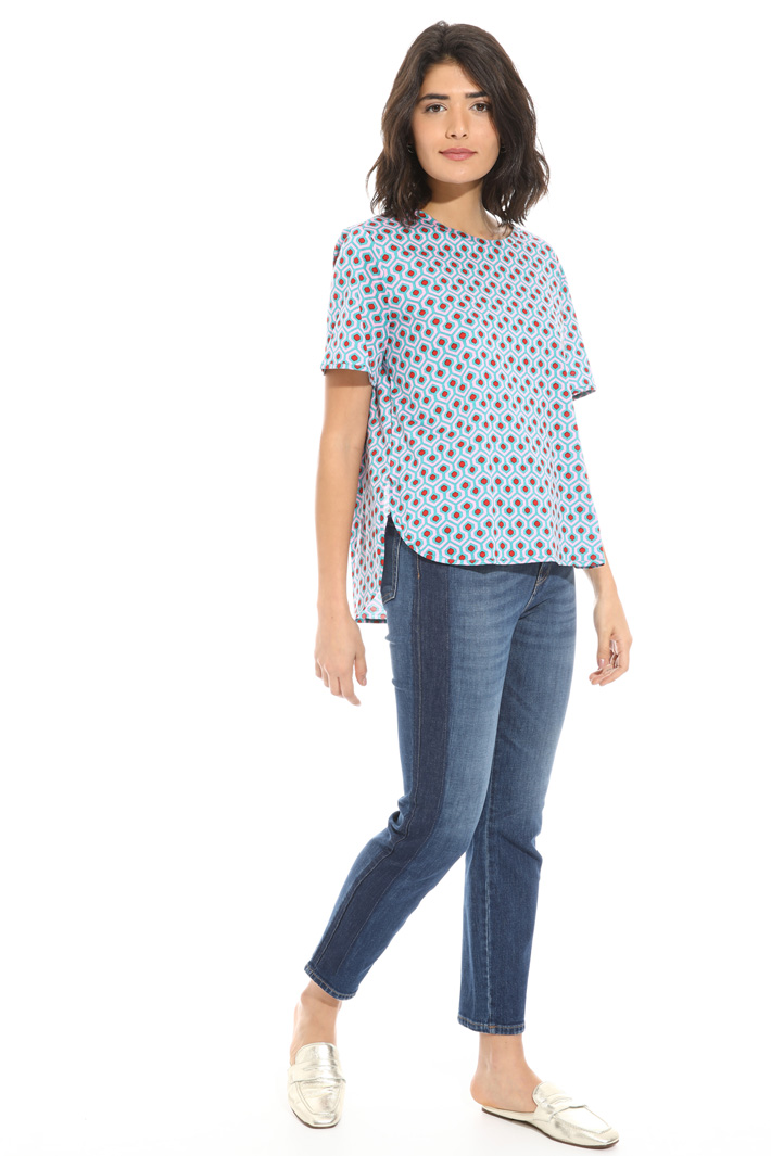 Printed cotton T-shirt Intrend Printed cotton T-shirt Intrend