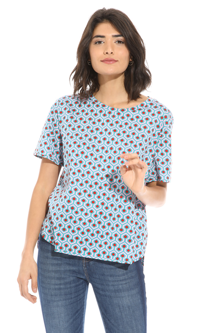 Printed cotton T-shirt Intrend Printed cotton T-shirt Intrend