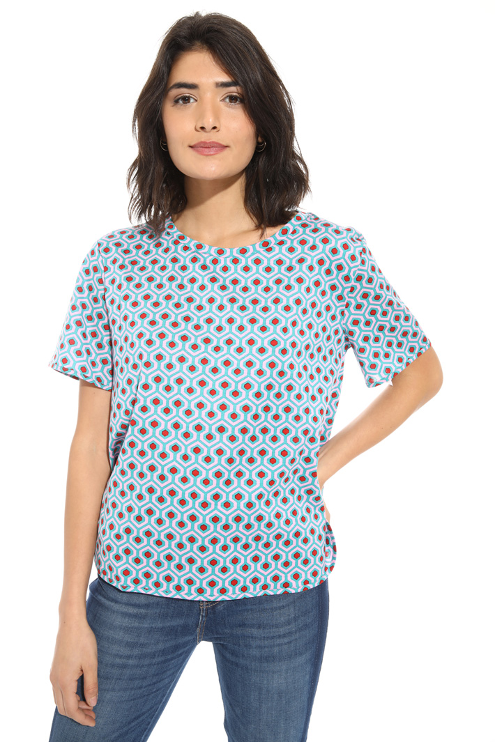 Printed cotton T-shirt Intrend Printed cotton T-shirt Intrend