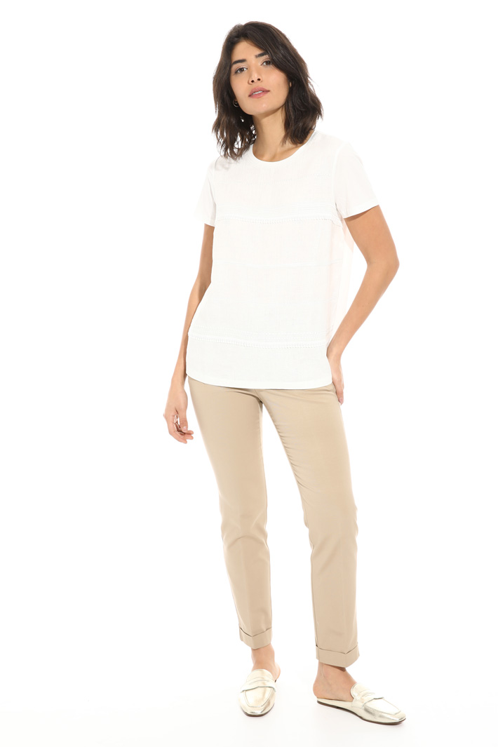 Embroidered cotton tunic Intrend Embroidered cotton tunic Intrend