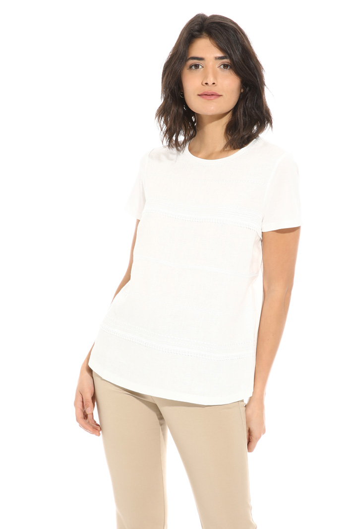 Embroidered cotton tunic Intrend Embroidered cotton tunic Intrend
