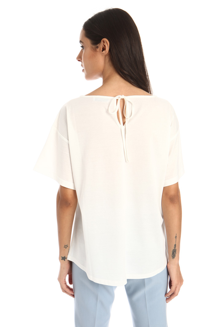 Laced cotton T-shirt Intrend Laced cotton T-shirt Intrend
