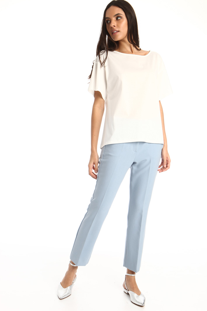 Laced cotton T-shirt Intrend Laced cotton T-shirt Intrend