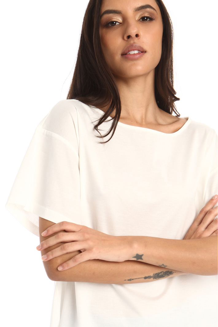 Laced cotton T-shirt Intrend Laced cotton T-shirt Intrend