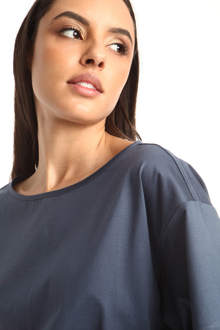 Laced cotton T-shirt Intrend Laced cotton T-shirt Intrend