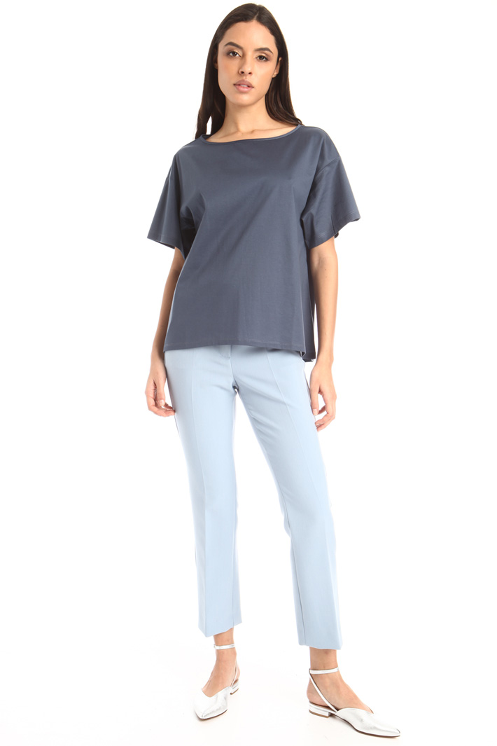 Laced cotton T-shirt Intrend Laced cotton T-shirt Intrend