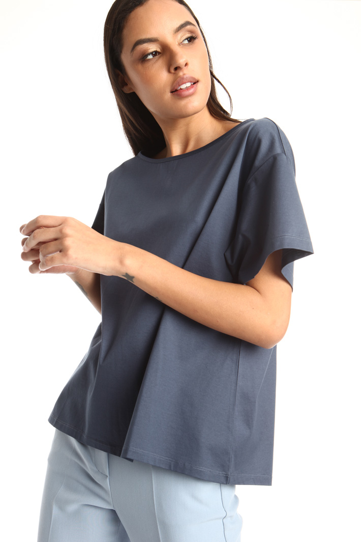 Laced cotton T-shirt Intrend Laced cotton T-shirt Intrend