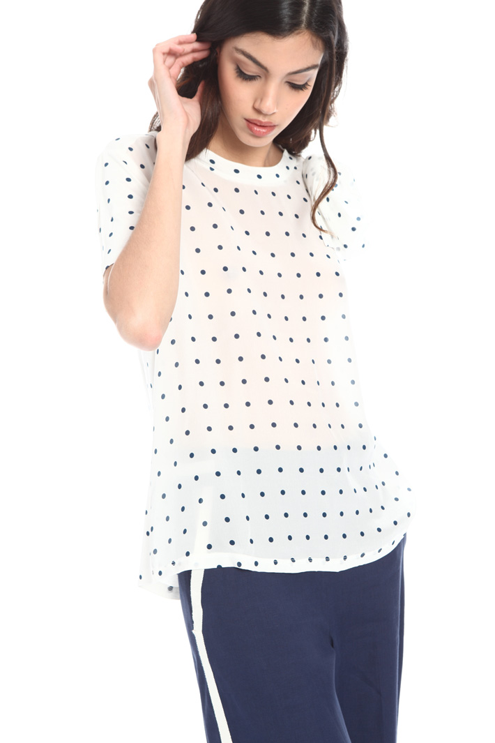 Jersey and silk T-shirt Intrend Jersey and silk T-shirt Intrend