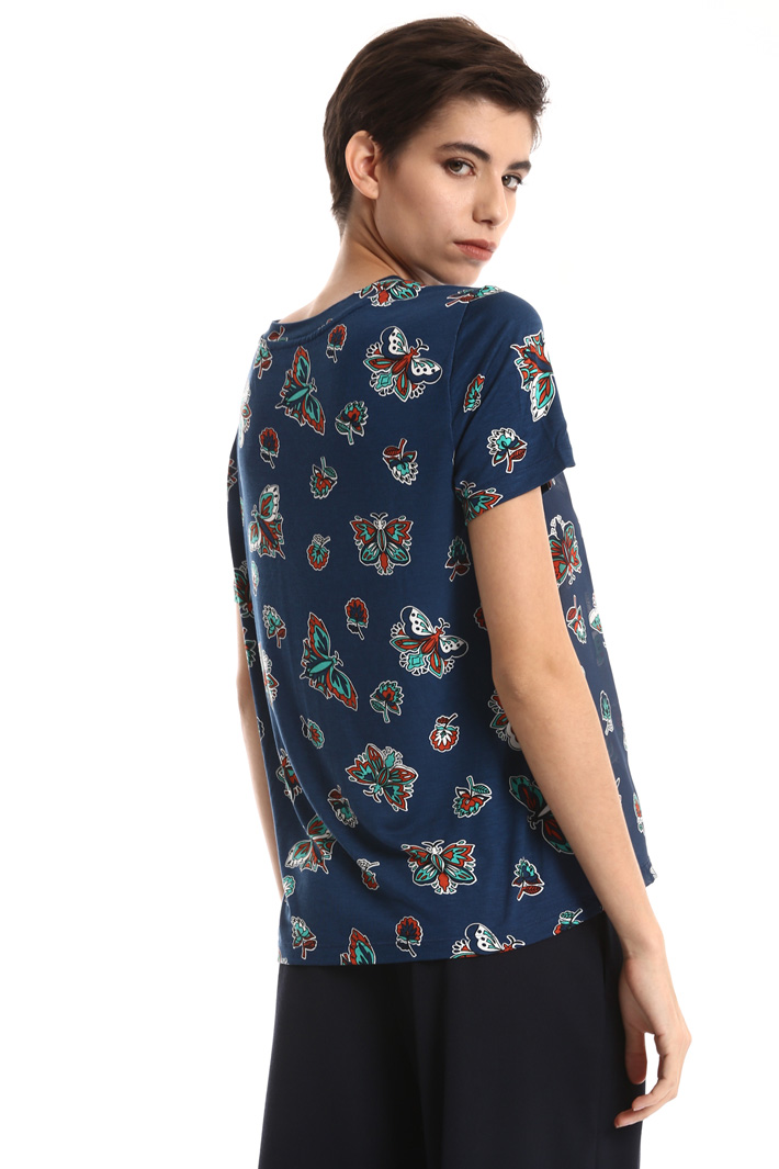 Jersey and silk T-shirt Intrend Jersey and silk T-shirt Intrend