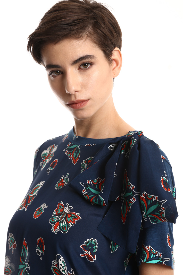 Jersey and silk T-shirt Intrend Jersey and silk T-shirt Intrend