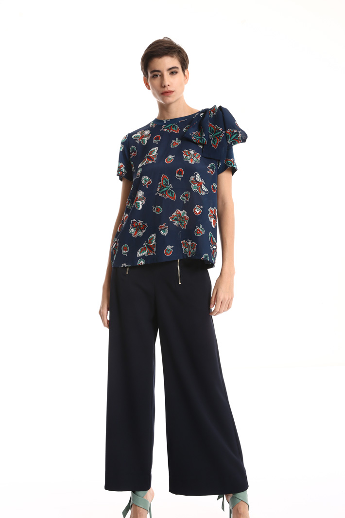 Jersey and silk T-shirt Intrend Jersey and silk T-shirt Intrend