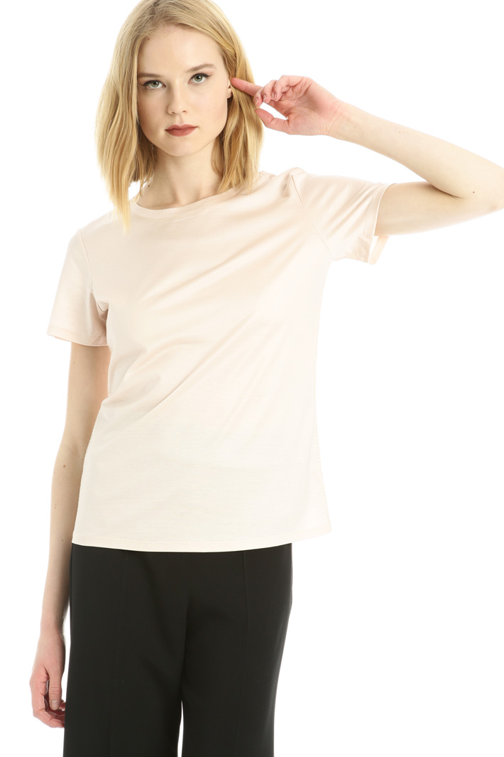 Stretch cotton T-shirt Intrend Stretch cotton T-shirt Intrend
