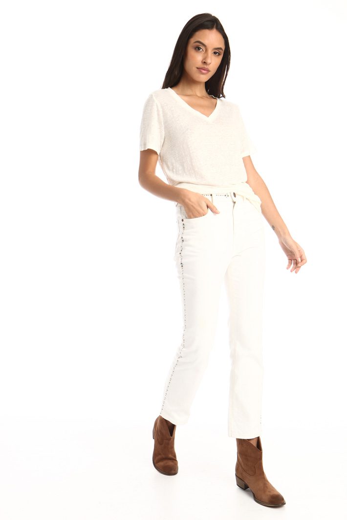 Pure linen T-shirt Intrend Pure linen T-shirt Intrend