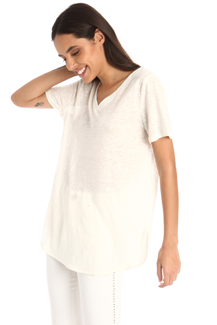 Pure linen T-shirt Intrend Pure linen T-shirt Intrend