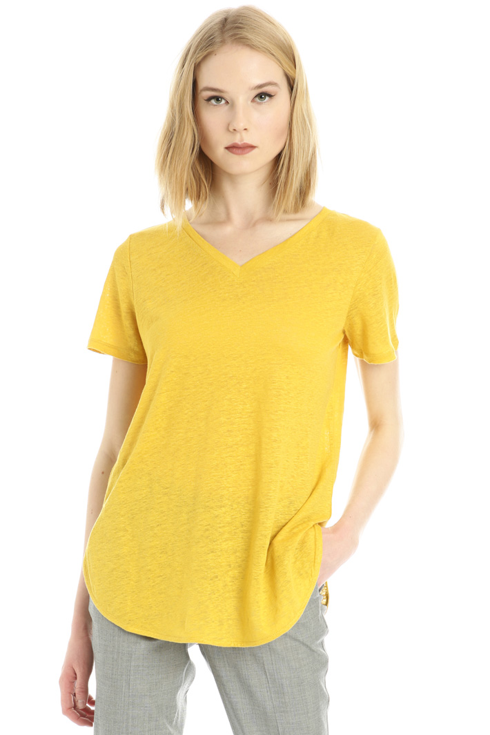 Pure linen T-shirt Intrend Pure linen T-shirt Intrend