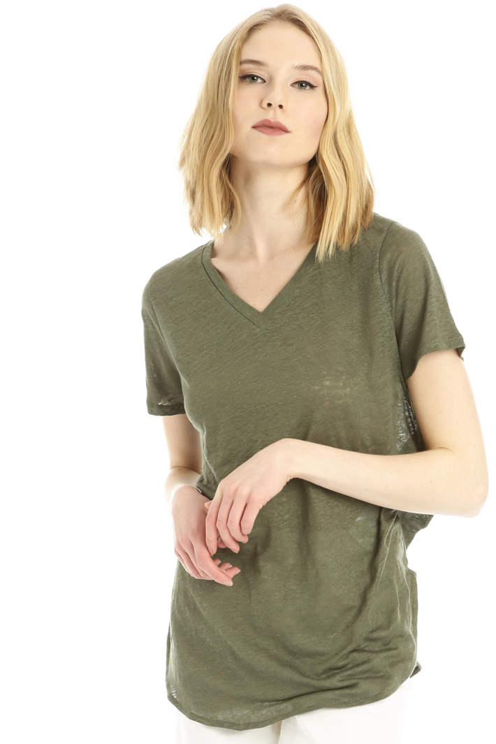 Pure linen T-shirt Intrend Pure linen T-shirt Intrend