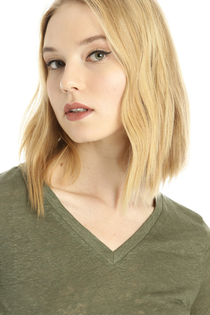 Pure linen T-shirt Intrend Pure linen T-shirt Intrend