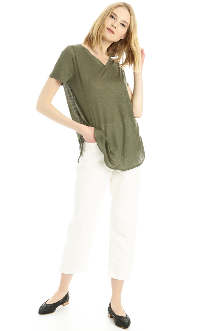Pure linen T-shirt Intrend Pure linen T-shirt Intrend