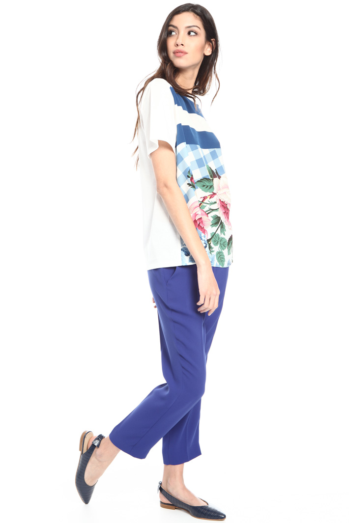Silk front T-shirt Intrend Silk front T-shirt Intrend