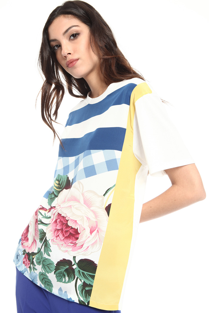 Silk front T-shirt Intrend Silk front T-shirt Intrend