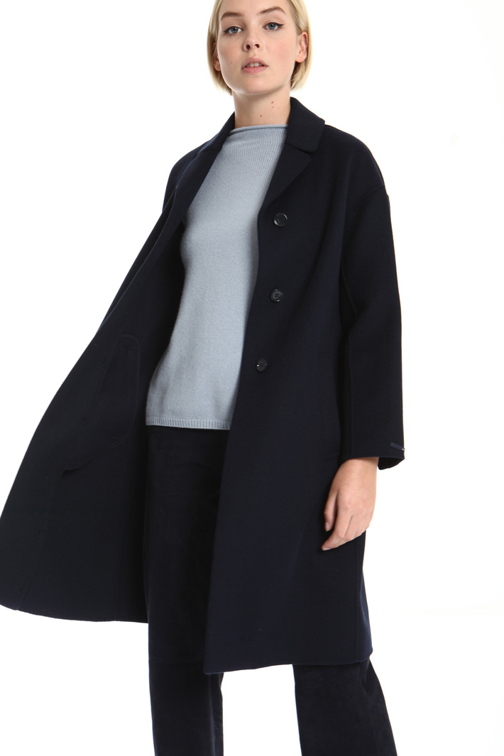 Double wool and angora coat Intrend Double wool and angora coat Intrend