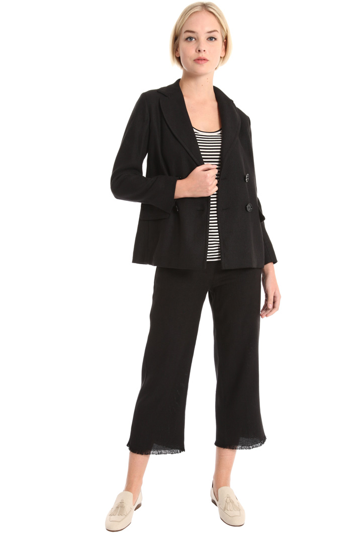Linen and cotton blazer Intrend Linen and cotton blazer Intrend