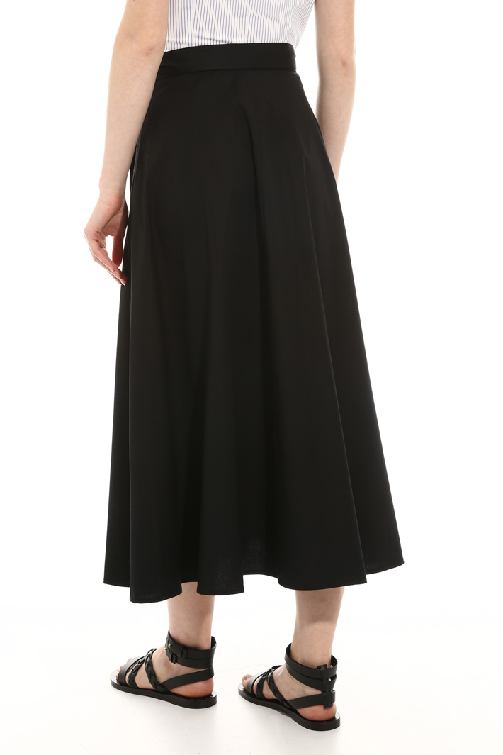 Wrap-up poplin skirt Intrend Wrap-up poplin skirt Intrend