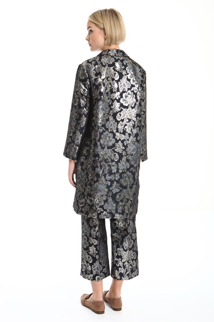 Lamé jacquard duster coat Intrend Lamé jacquard duster coat Intrend