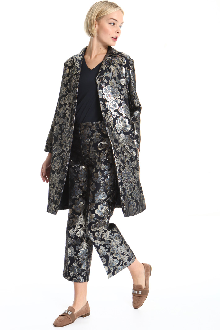 Lamé jacquard duster coat Intrend Lamé jacquard duster coat Intrend
