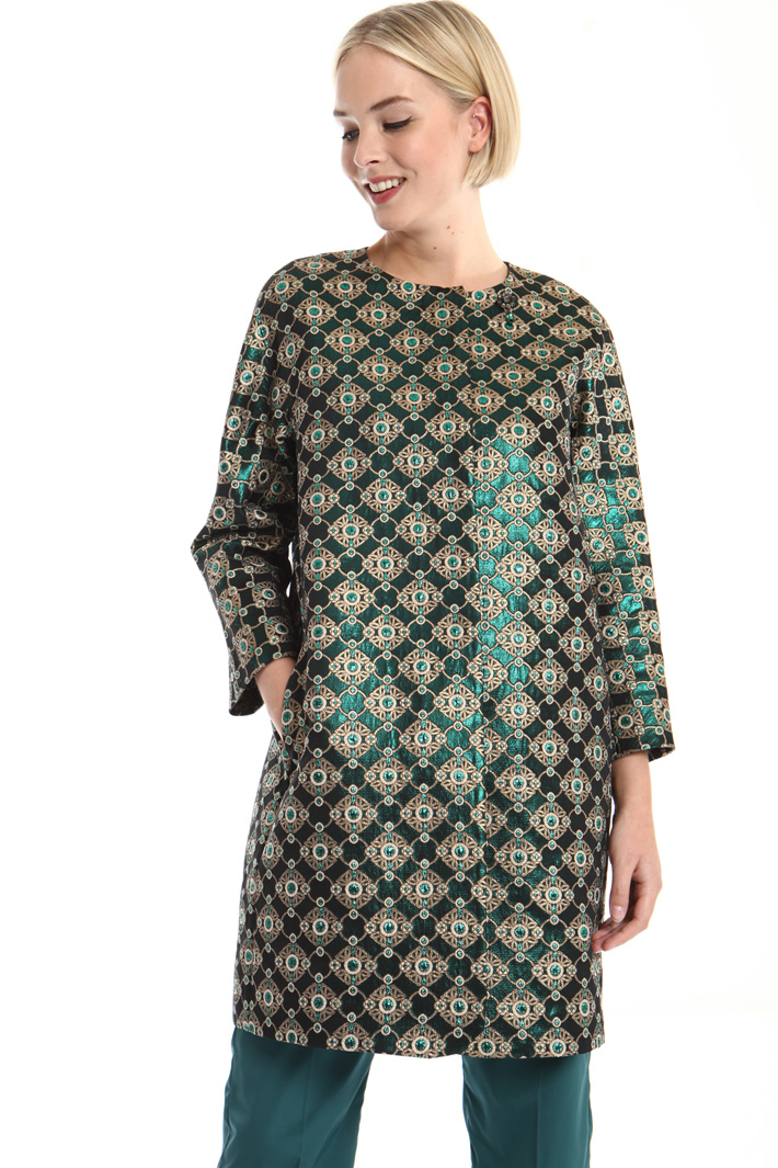 Jacquard duster coat Intrend Jacquard duster coat Intrend