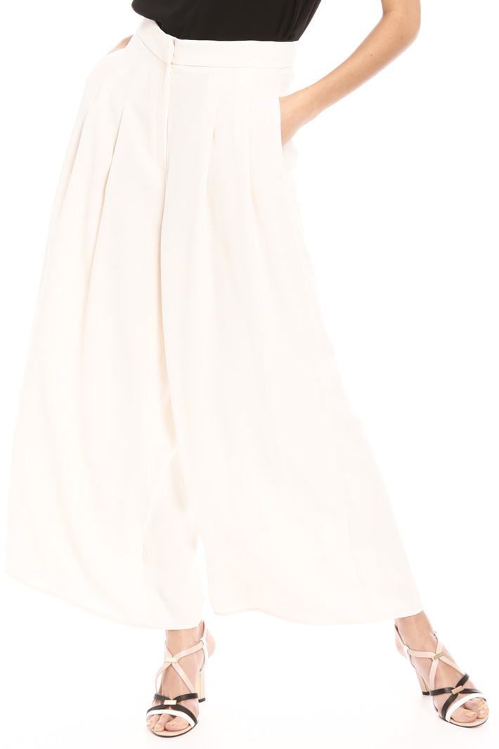 Flared cady trousers Intrend Flared cady trousers Intrend