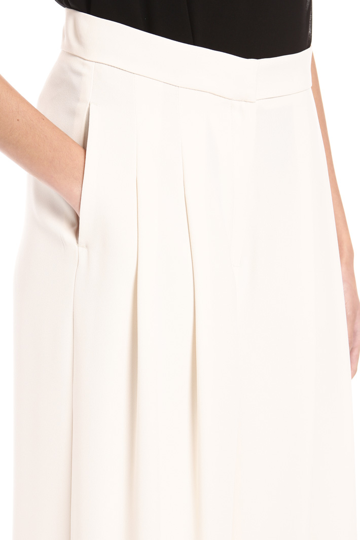 Flared cady trousers Intrend Flared cady trousers Intrend