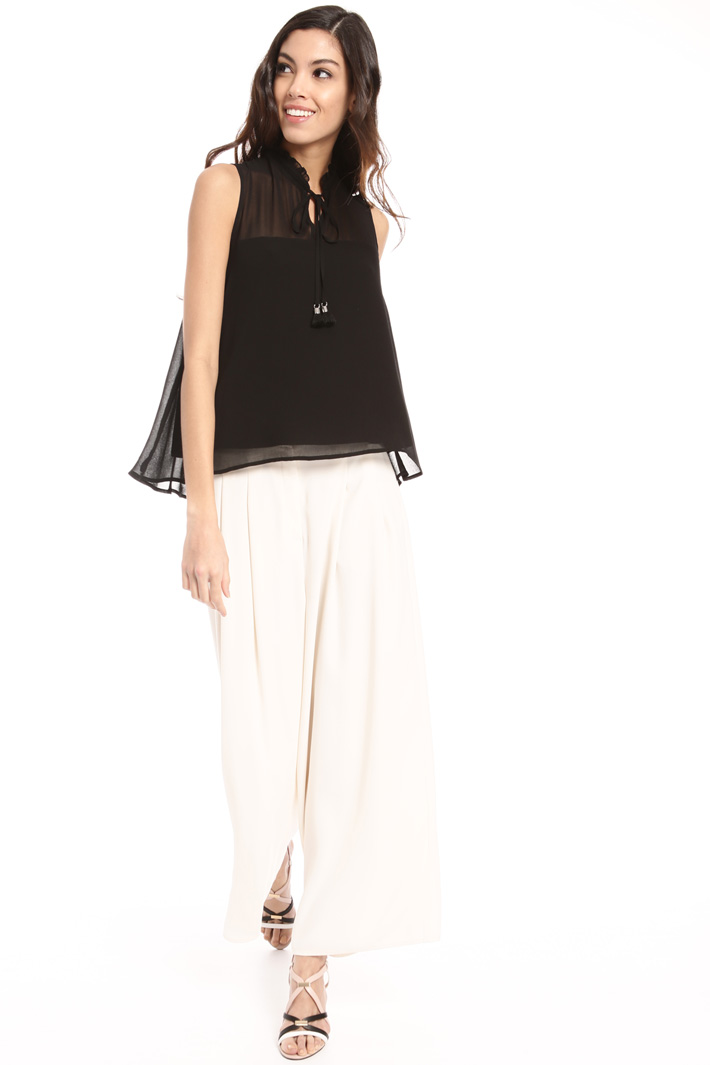 Flared cady trousers Intrend Flared cady trousers Intrend