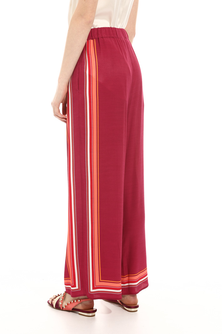 Palazzo twill trousers Intrend Palazzo twill trousers Intrend