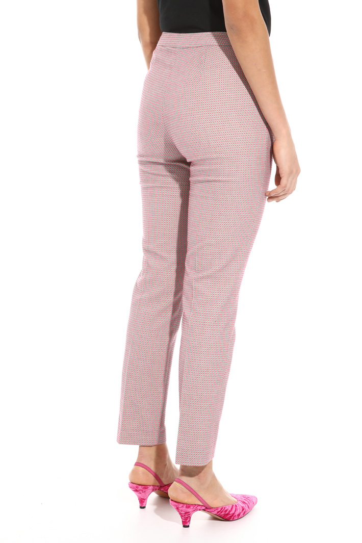Cotton jacquard trousers Intrend Cotton jacquard trousers Intrend