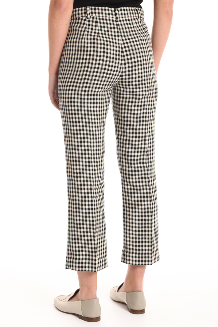 Pure linen crop trousers Intrend Pure linen crop trousers Intrend