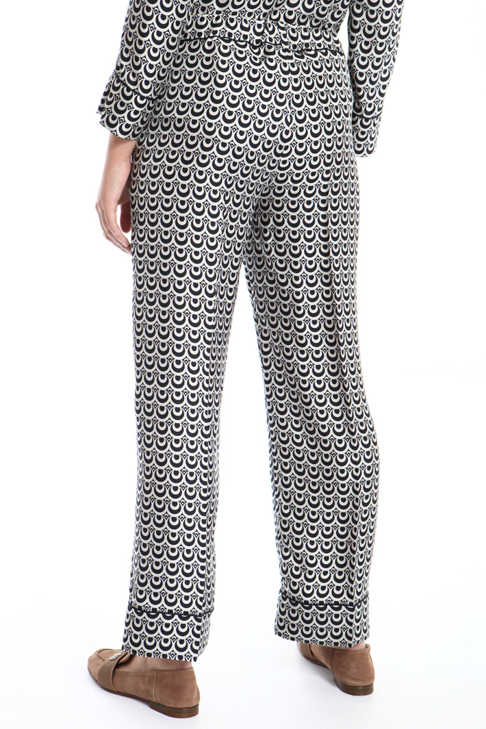 Silk satin trousers Intrend Silk satin trousers Intrend