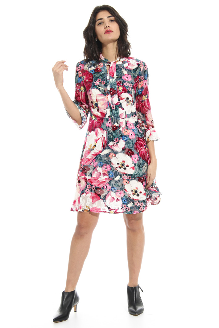 Short silk devorè skirt Intrend Short silk devorè skirt Intrend