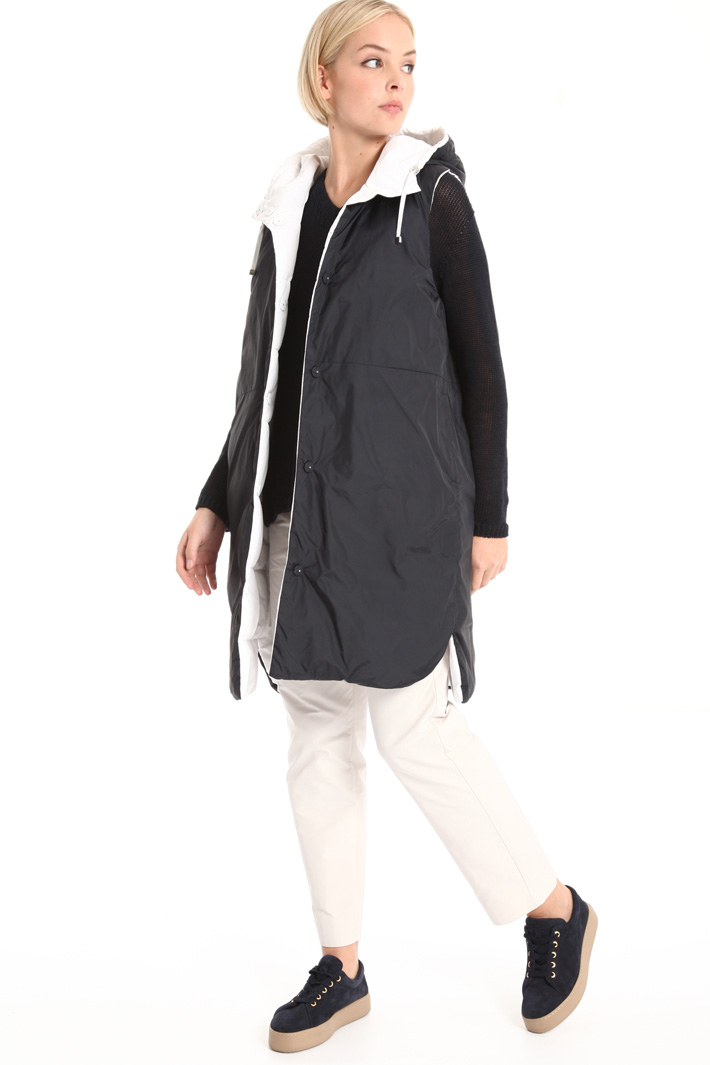 Padded vest with hood Intrend Padded vest with hood Intrend