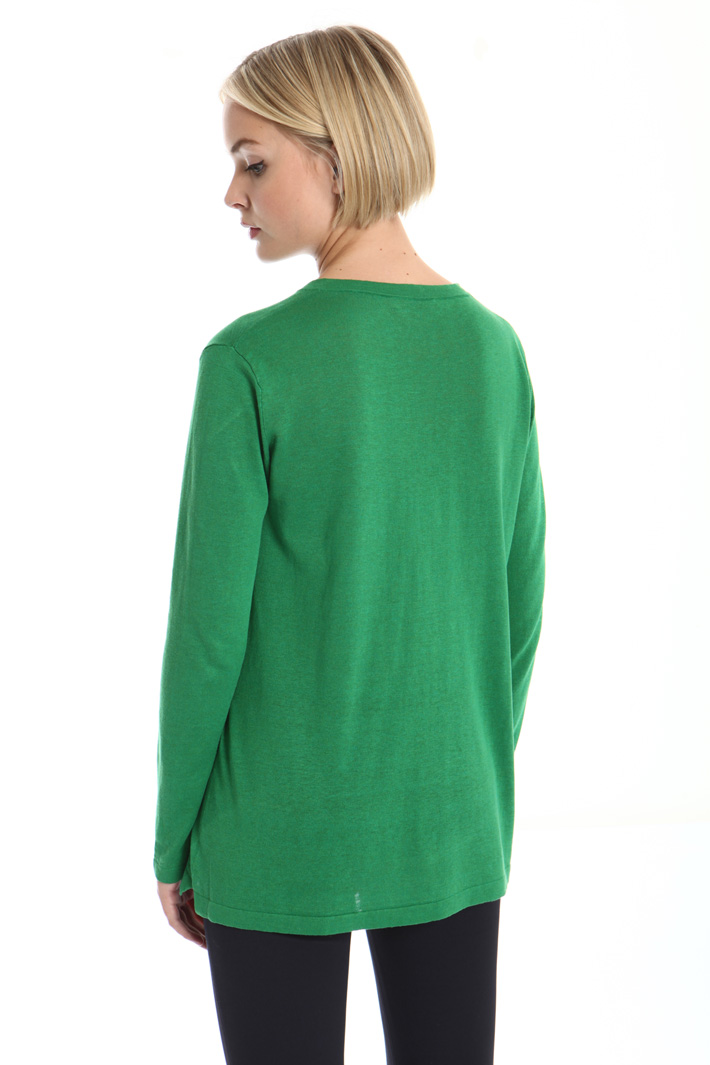 Long silk sweater Intrend Long silk sweater Intrend