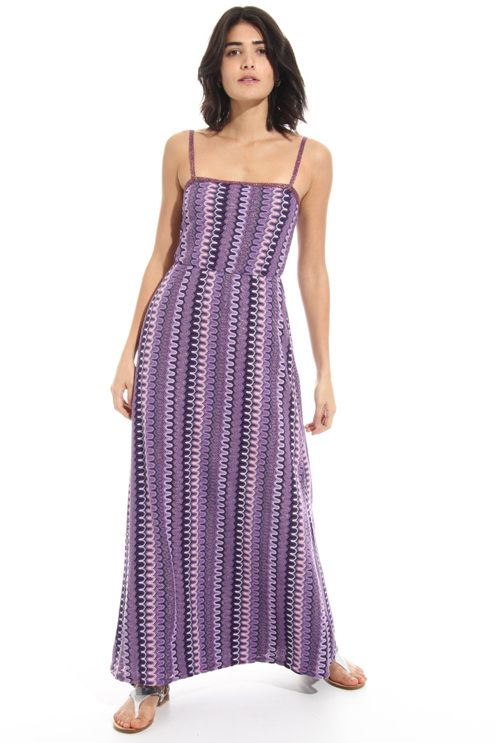 Long jersey lurex dress Intrend Long jersey lurex dress Intrend