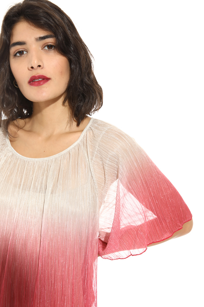 Jersey plissé lurex dress Intrend Jersey plissé lurex dress Intrend