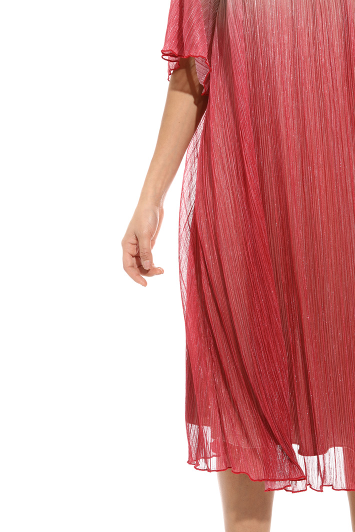 Jersey plissé lurex dress Intrend Jersey plissé lurex dress Intrend