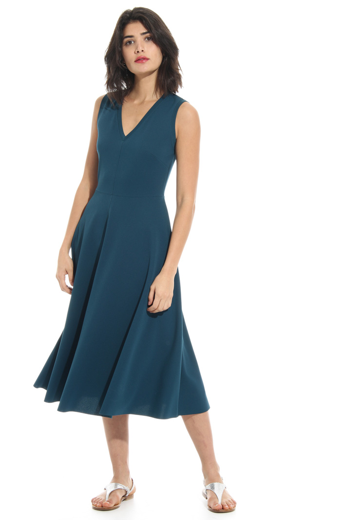 Stretch jersey V-neck dress Intrend Stretch jersey V-neck dress Intrend