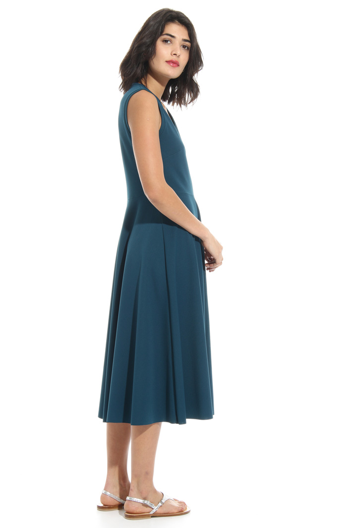Stretch jersey V-neck dress Intrend Stretch jersey V-neck dress Intrend
