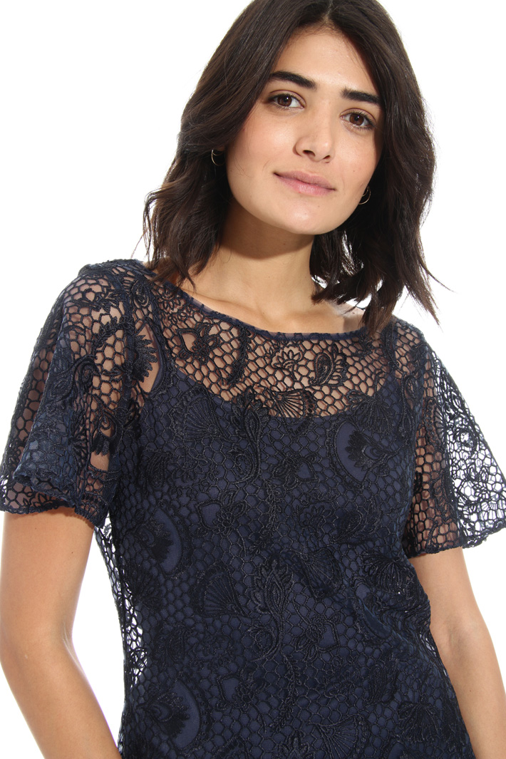Embroidered tulle tunic Intrend Embroidered tulle tunic Intrend