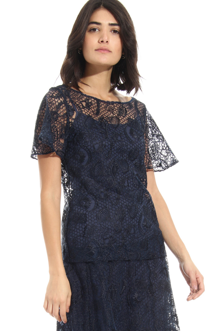 Embroidered tulle tunic Intrend Embroidered tulle tunic Intrend